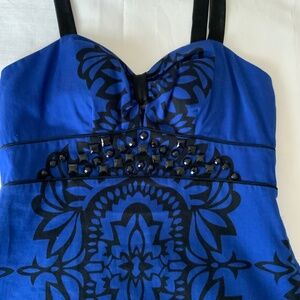 HALE BOB Sleeveless Dressy Top, Sz S
